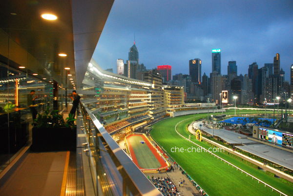 View Of The Racecourse & Parade Ring From 6th Floor @ Happy Valley Racecourse, Hong Kong